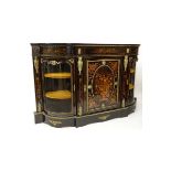 French Napoleon III Demi Lune Credenza