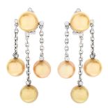 Pearl and 18K Earrings