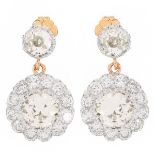 Approx. 8.35ct TW Diamond Pendant Earrings