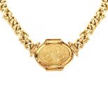 Vintage Italian 18K Pendant Necklace