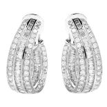 7.65ct TW Diamond and 18K Earrings