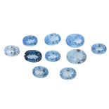 Ten London Blue Topaz Stones