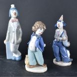 Three Lladro Style Figurines