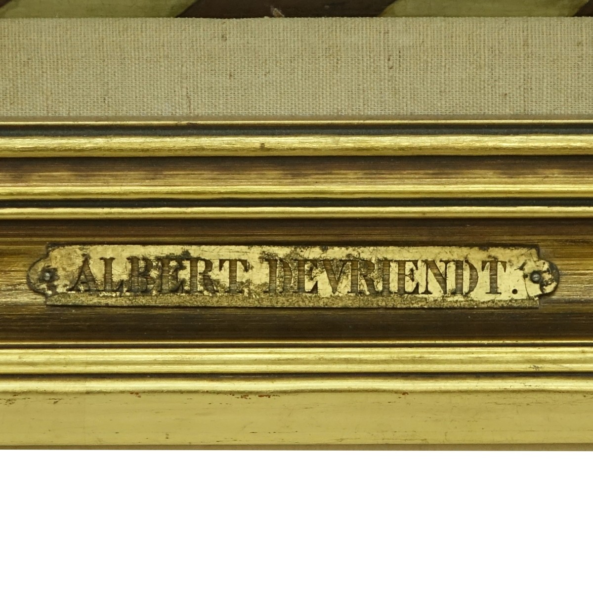 Albert De Vriendt Oil on Panel - Image 3 of 9