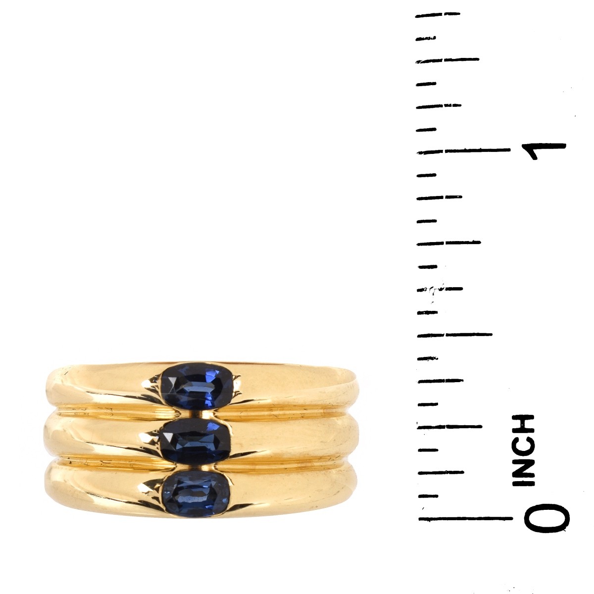 Cartier Sapphire and 18K Ring - Image 6 of 6