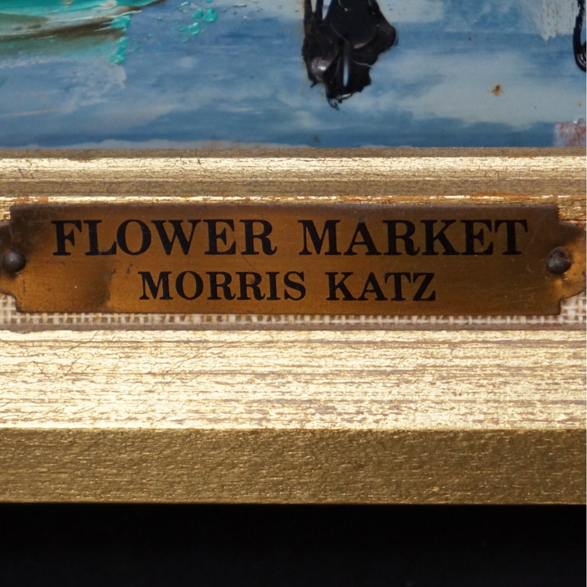Morris Katz (1931 - 2010) Flower Market O/M - Image 4 of 6