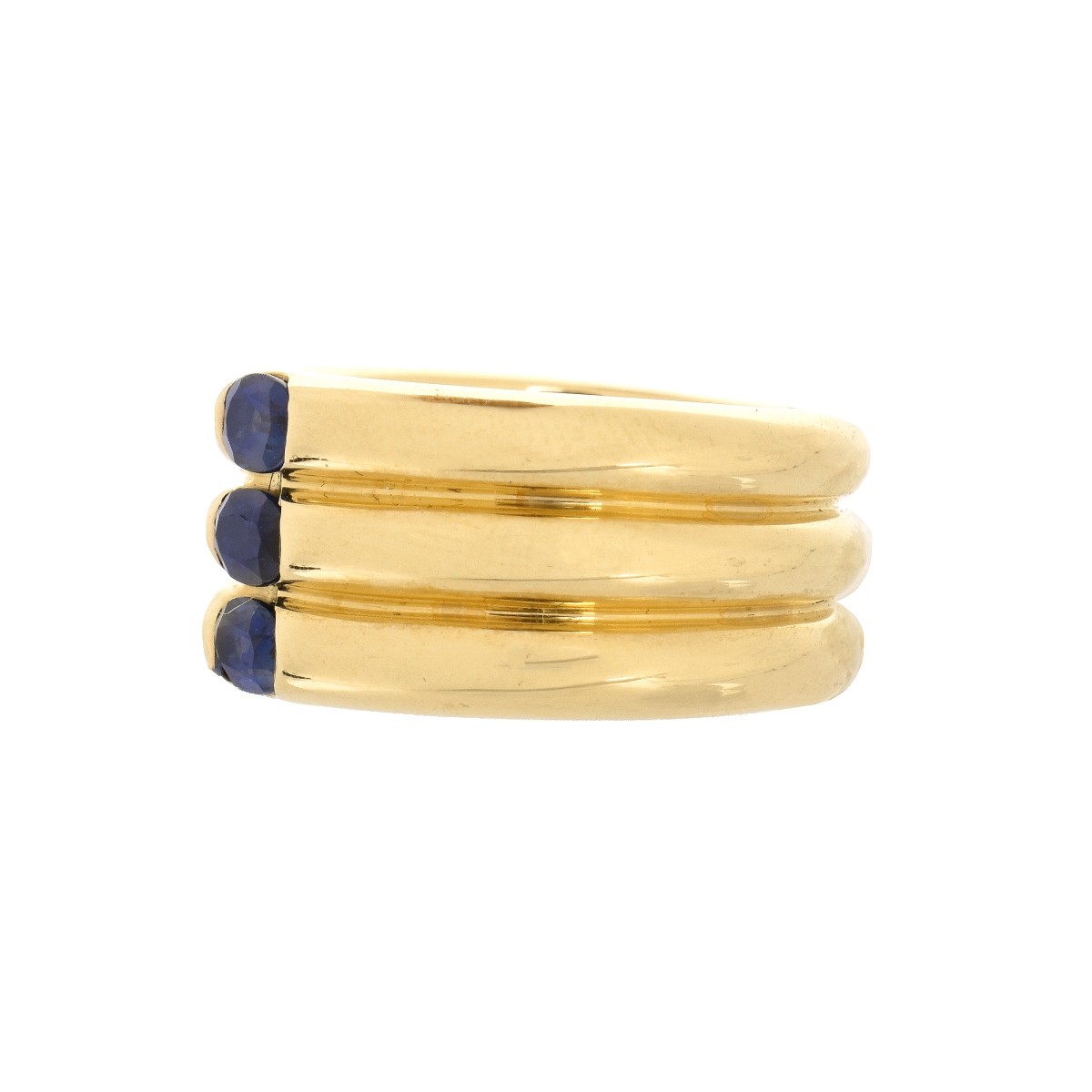 Cartier Sapphire and 18K Ring - Image 3 of 6