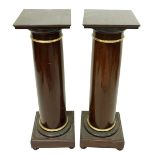 Pair of Wooden Pedestal