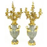 Pair of French Candelabra