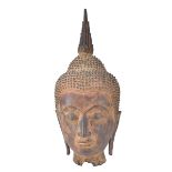 Thai Bronze Buddha Head