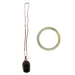 Hardstone Pendant and Bangle