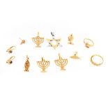 Eleven Piece 14K Jewelry Lot