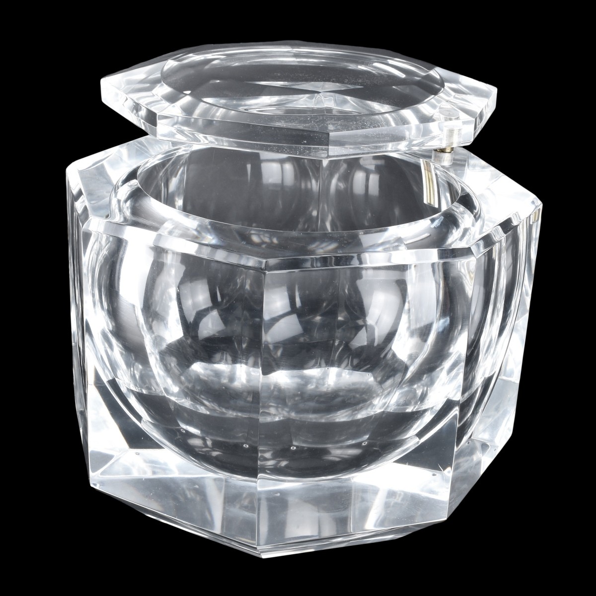 Modern Lucite Champagne Ice Bucket - Image 3 of 4