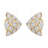 Vintage Diamond and 18K Earrings