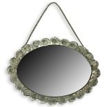 Art Nouveau 800 Silver Mirror