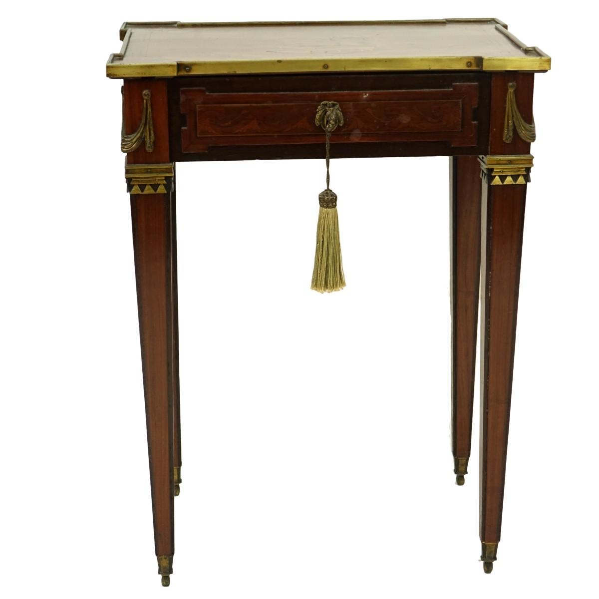 French Inlaid Witting Desk/Table - Image 2 of 7