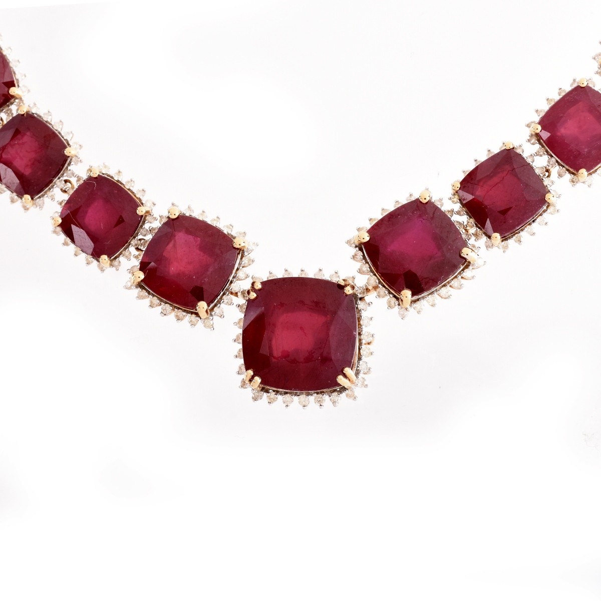 Ruby, Diamond and 14K Necklace - Bild 3 aus 5