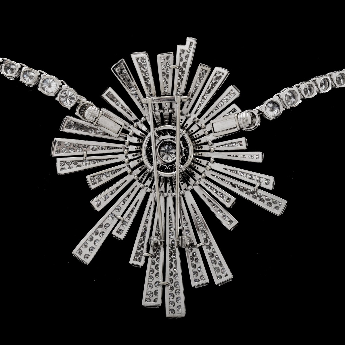 AGI 42.41ct TW Diamond and 18K Necklace/Brooch - Image 5 of 8