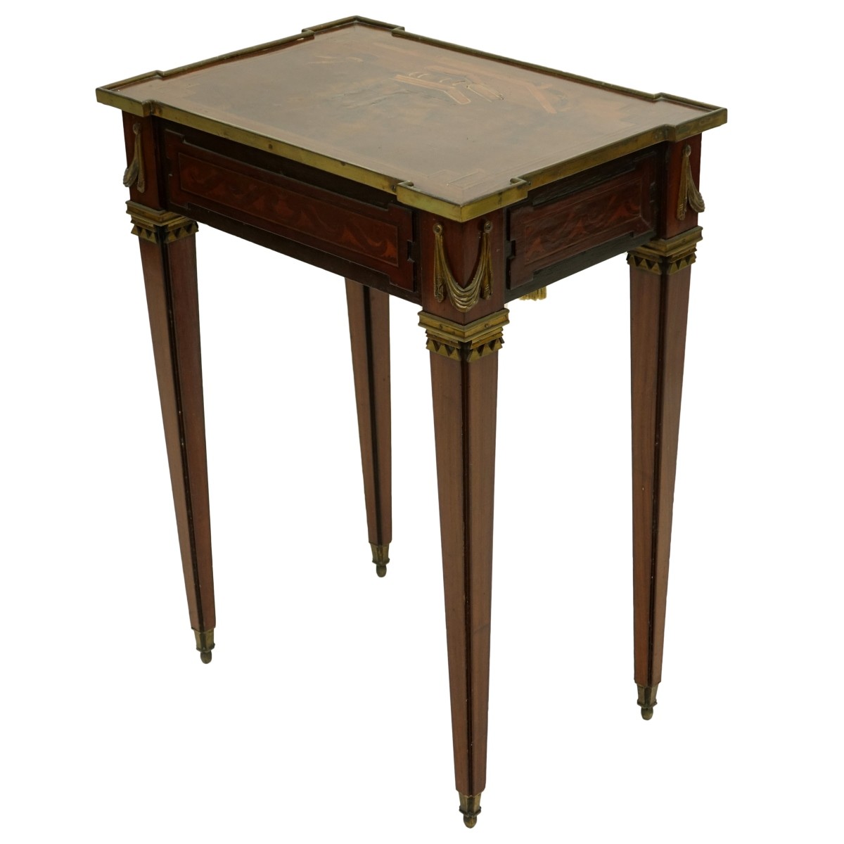 French Inlaid Witting Desk/Table - Image 4 of 7