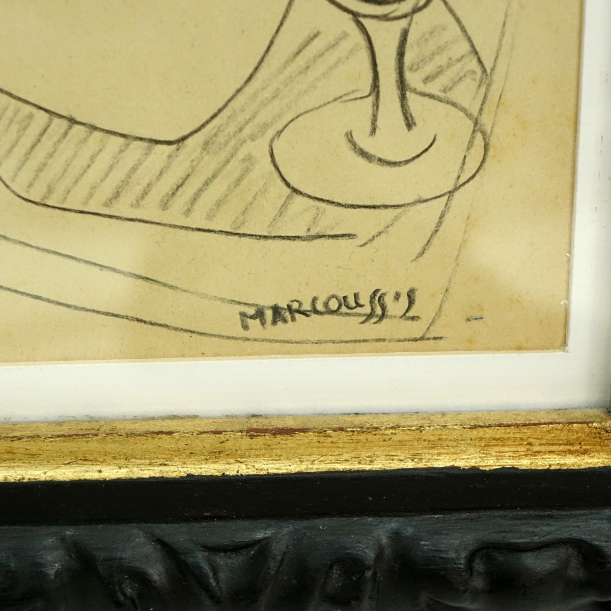 Attributed to: Louis Marcoussis Pencil Drawing - Image 3 of 4