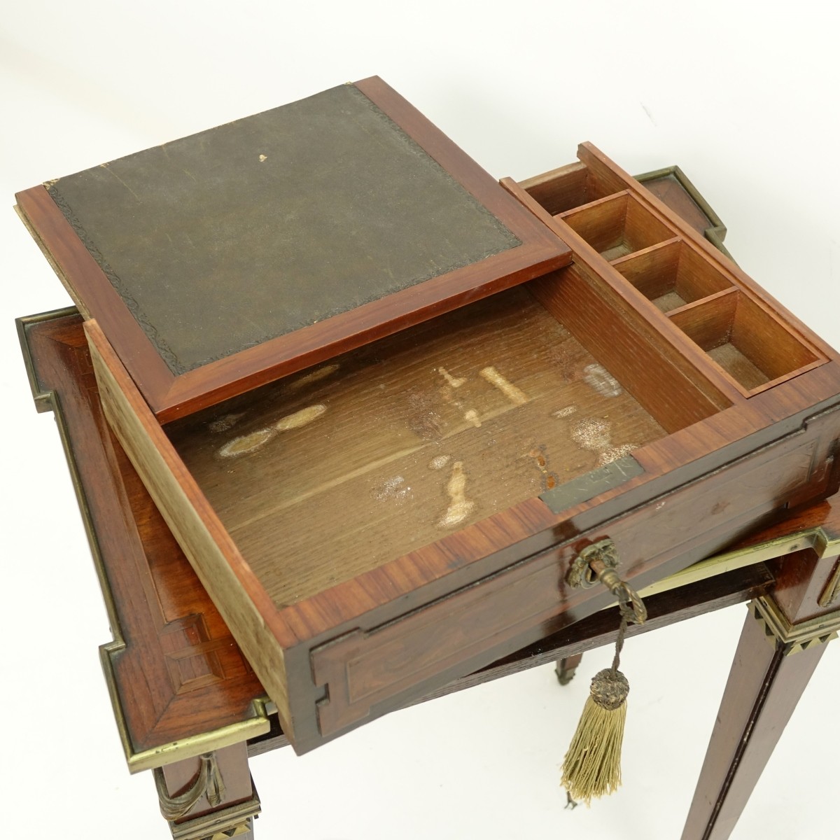 French Inlaid Witting Desk/Table - Image 6 of 7