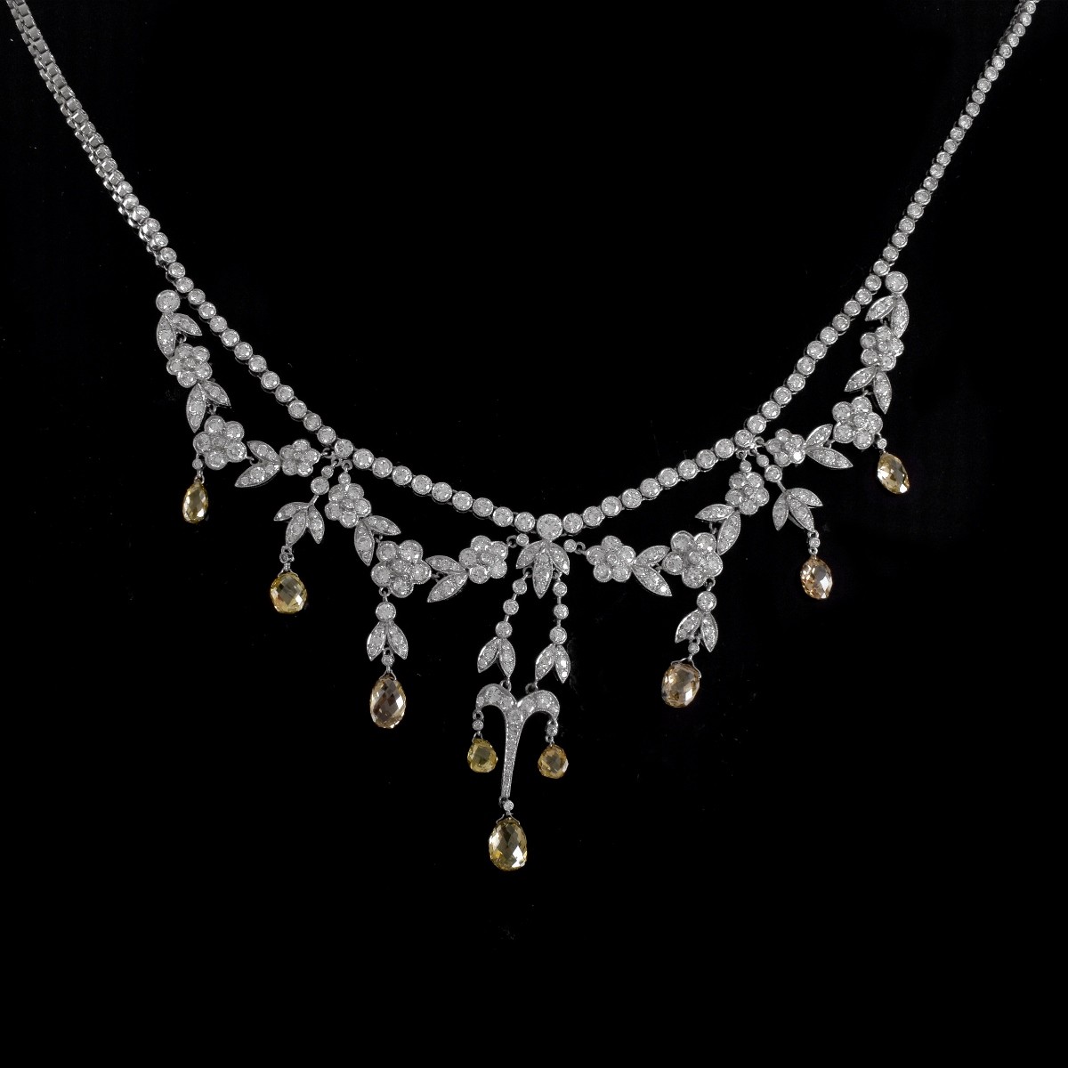 Vintage 21.0ct TW Diamond Necklace - Image 2 of 4