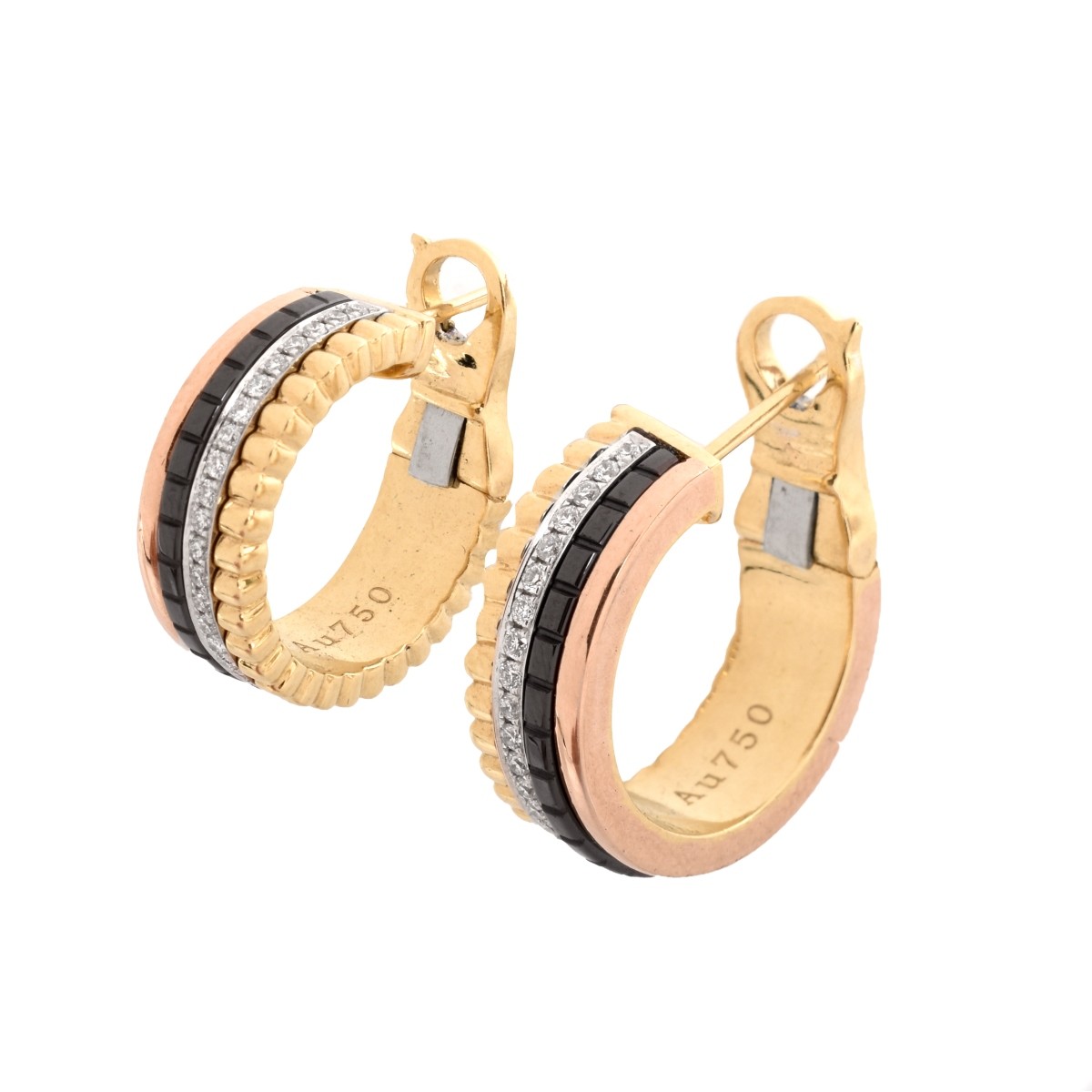 Boucheron Diamond and 18K Earrings - Image 2 of 6