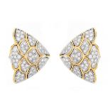 Vintage Diamond and 18K Earrings