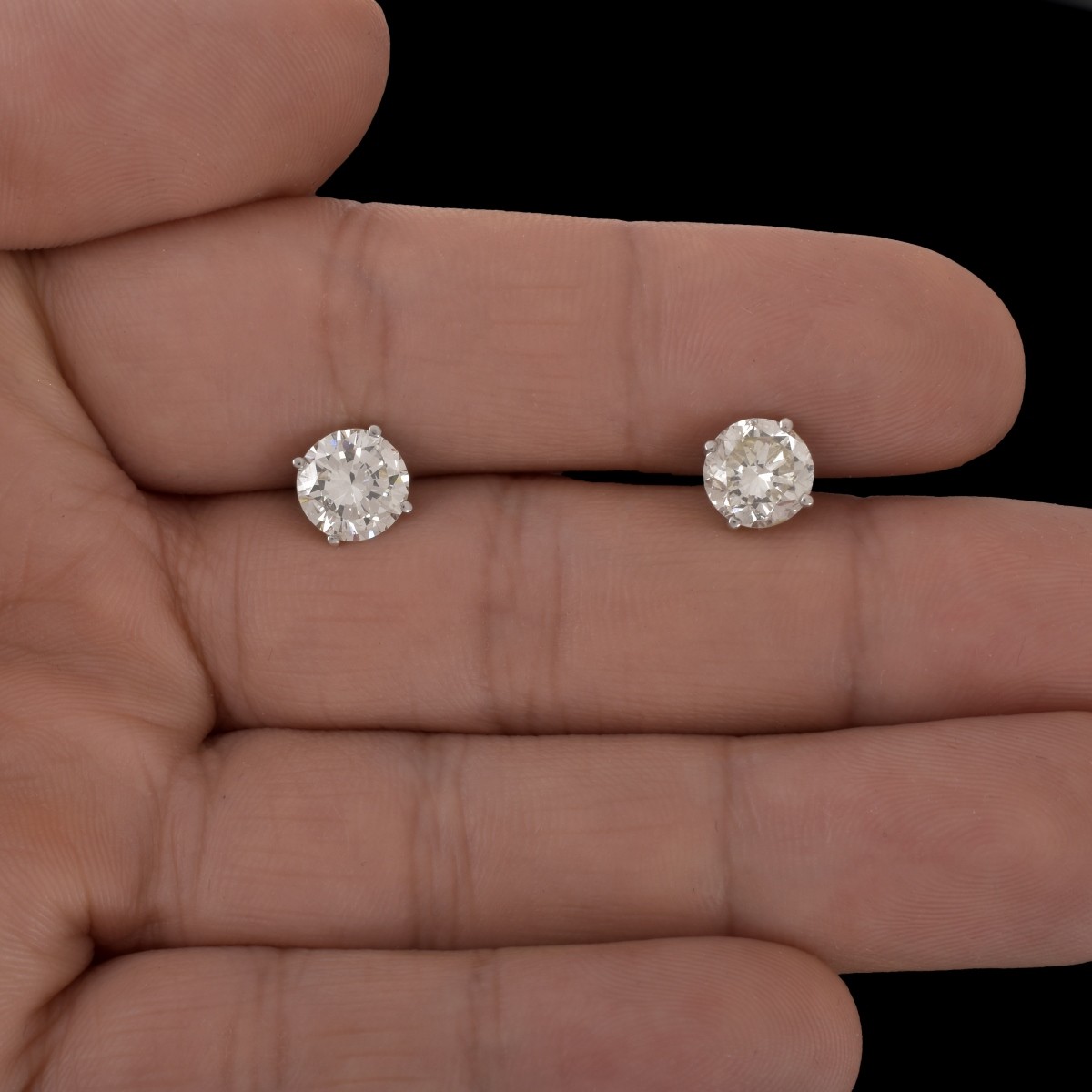 3.50ct TW Diamond and 14K Ear Studs - Image 6 of 6