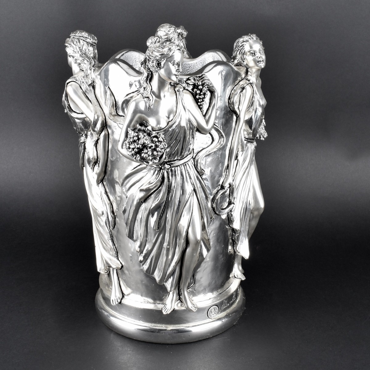 Figural Silver Plate Champagne Bucket - Image 2 of 6