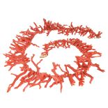 Vintage Branch Coral Necklace