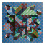 Victor Vasarely (1906–1997) Color Silkscreen