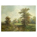 Marino Oil Painting "Old Country Path"