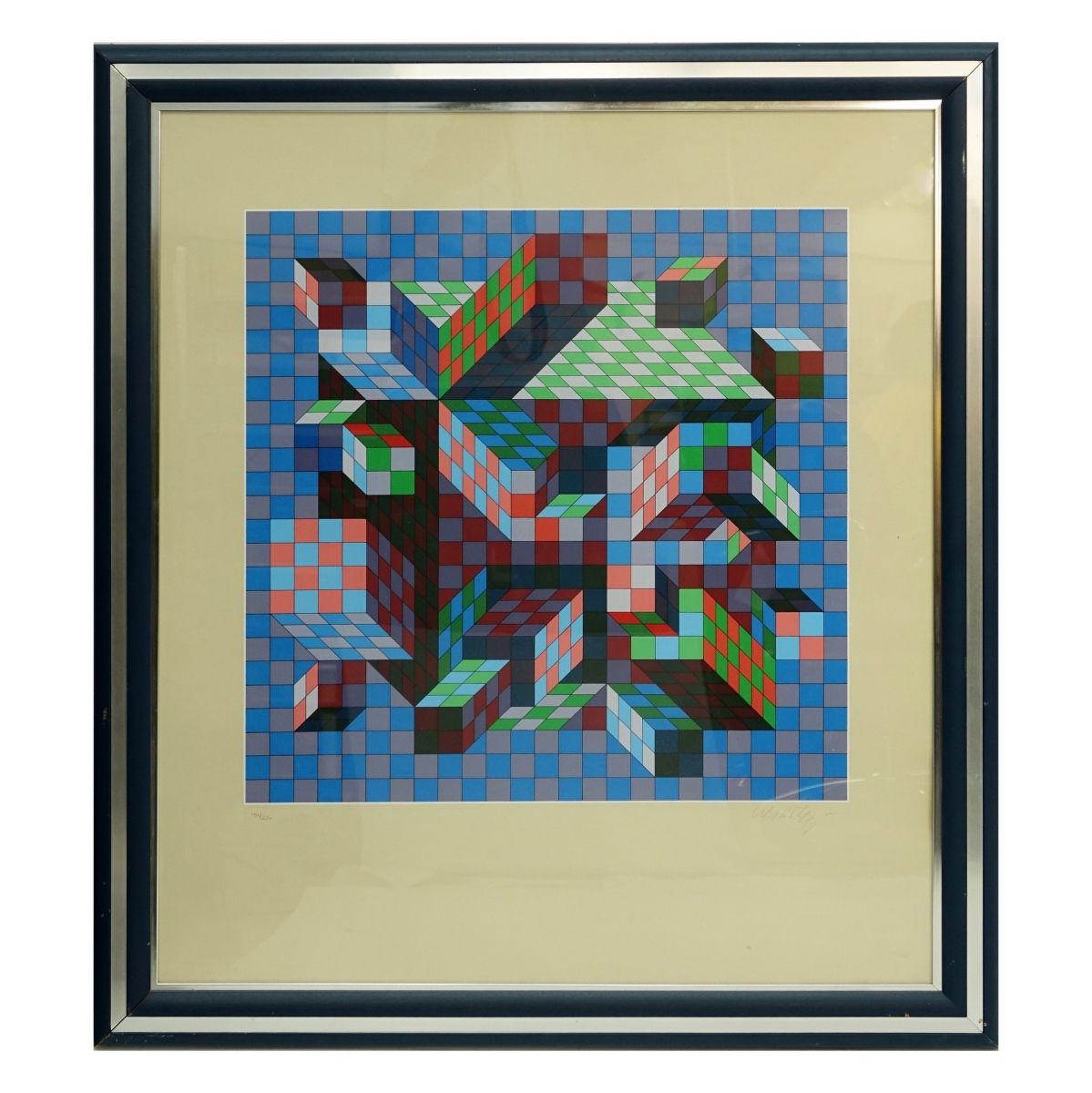 Victor Vasarely (1906–1997) Color Silkscreen - Image 2 of 5