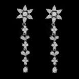 2.25 ct. Diamond and 18K Earrings