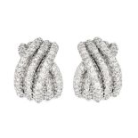 Diamond and 18K Earrings