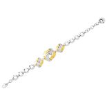 Diamond and 14K Bracelet