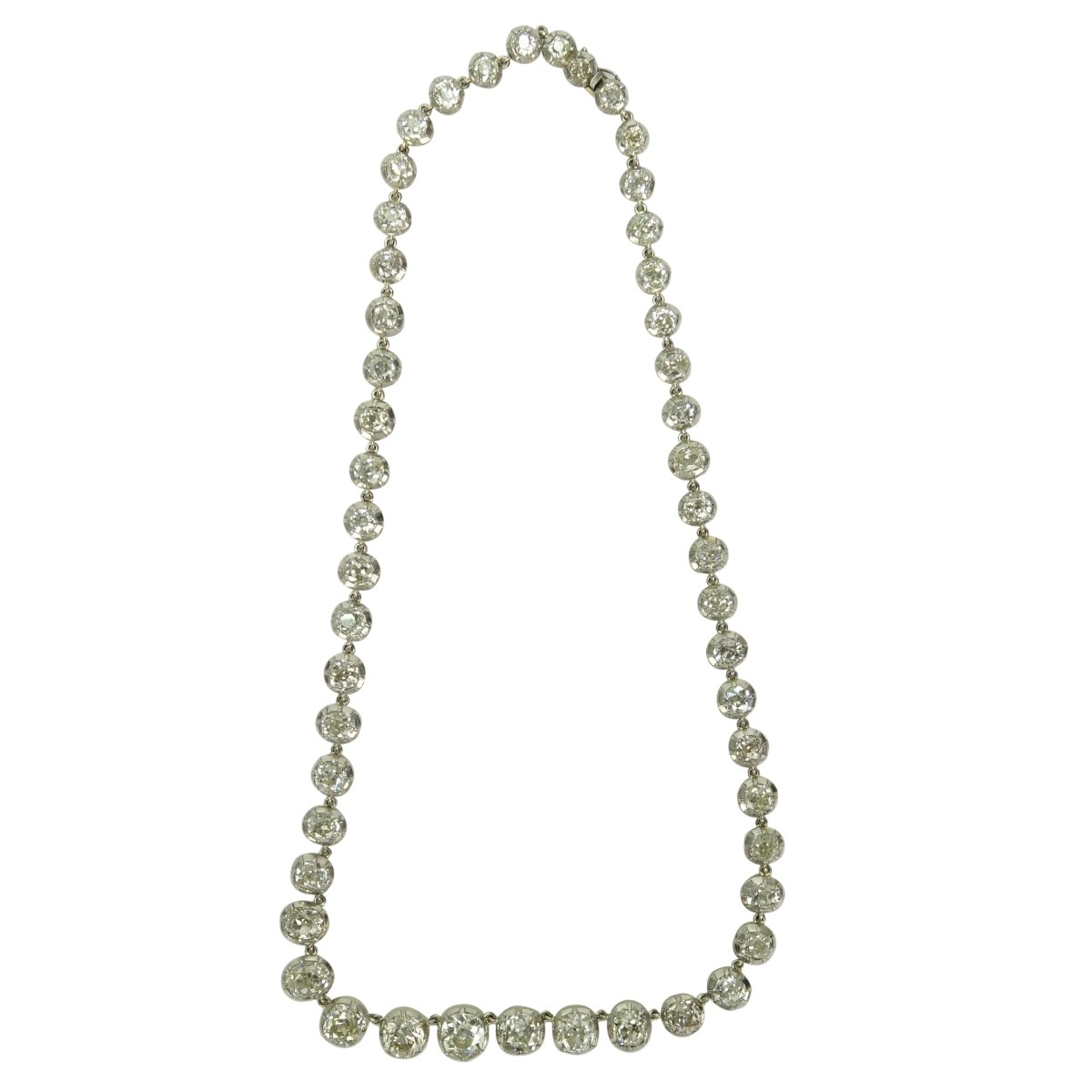 35.53ct TW Diamond, 18K and Platinum Necklace - Image 2 of 5