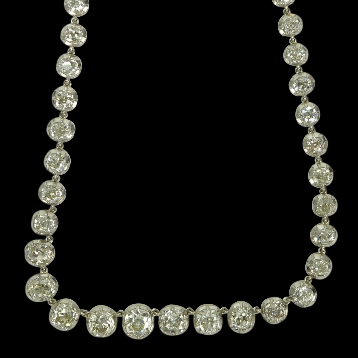 35.53ct TW Diamond, 18K and Platinum Necklace - Image 4 of 5