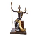 Erte (1892 - 1990) "Lady Justice" Bronze Sculpture