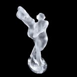 Lalique Frosted Crystal Two Nude Dancers Group