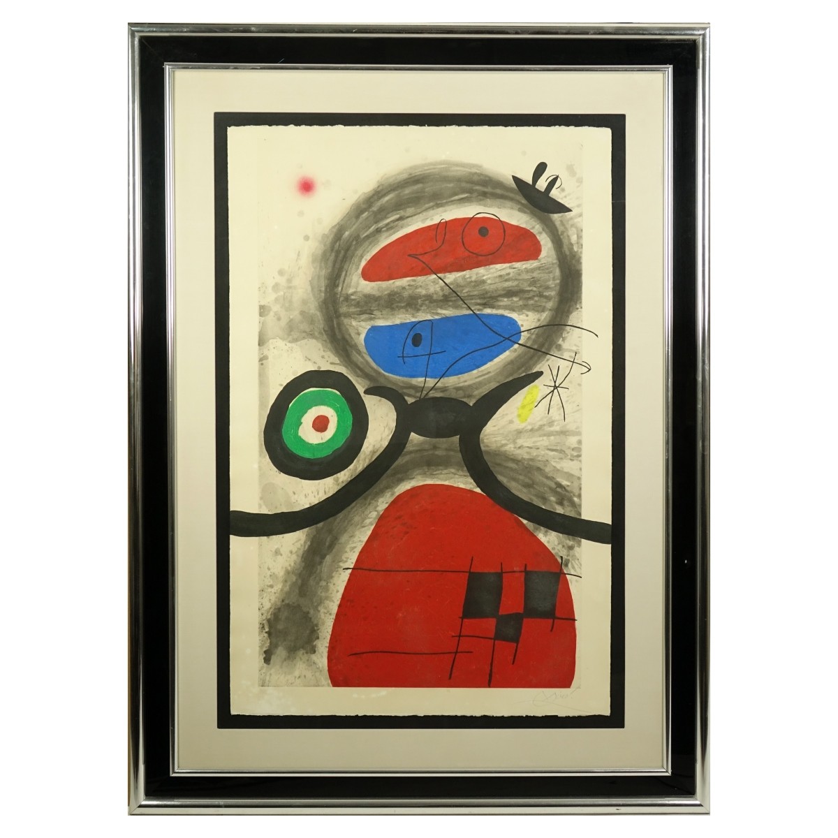 Joan Miro (1893-1983) Etching with Aquatint - Image 2 of 6