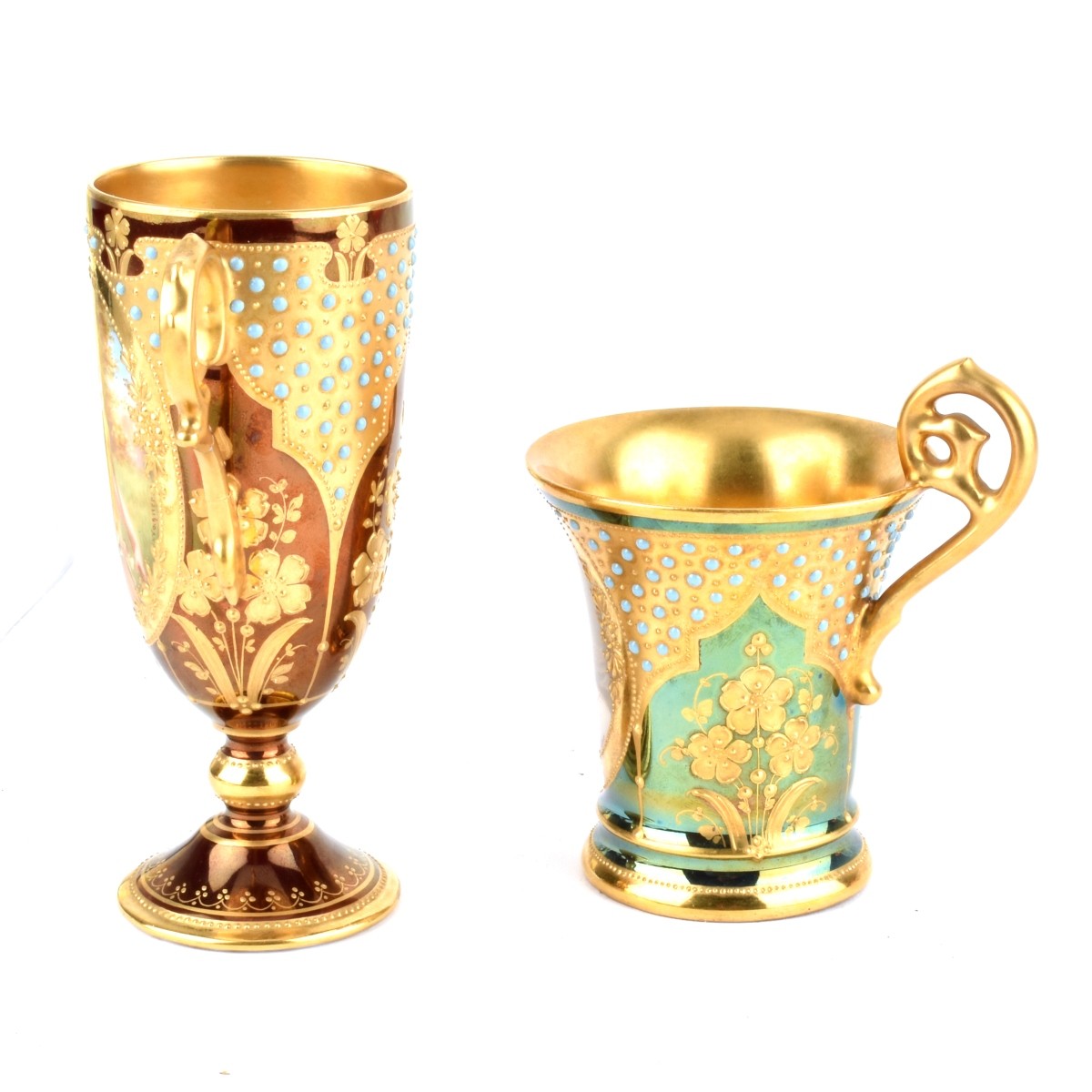 Two (2) 19/20th C. Royal Vienna Cup and Saucer - Image 2 of 7