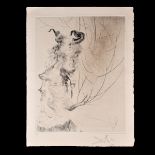 Salvador Dali (1904-1989) Drypoint Etching