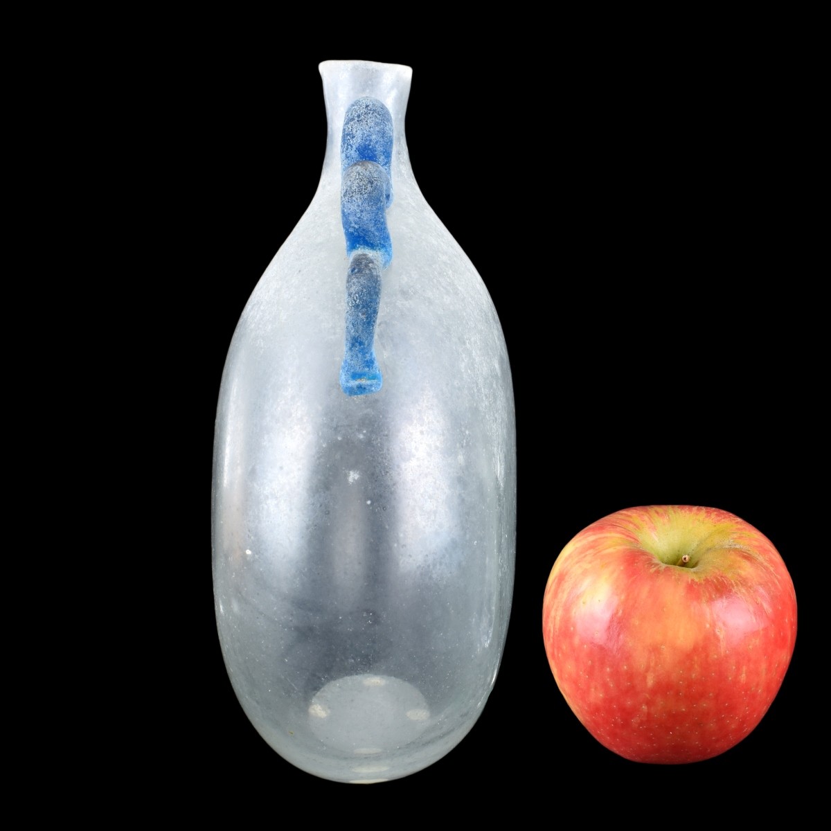 Karl Springer for Seguso Scavo Glass Vase - Image 2 of 4