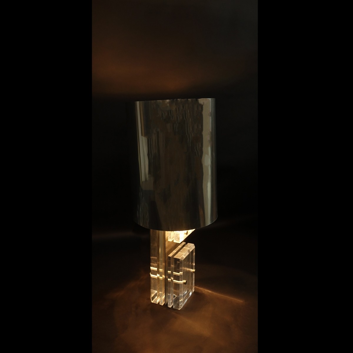 Lucite Lamp