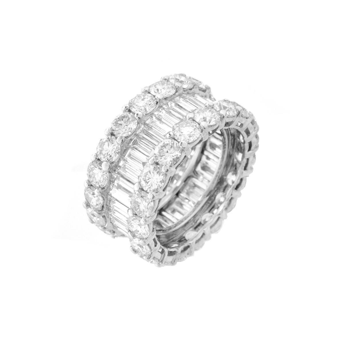 Diamond and Platinum Eternity Band.