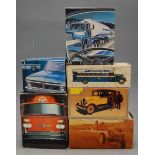 Avon Products, Car Replicas in Glass & Plastic inc Aftershave/Talc, all Mint Boxed & Unused as