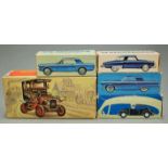 Avon Products, Car Replicas in Glass & Plastic inc Aftershave/Talc, all Mint Boxed & Unused as