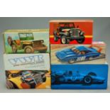 Avon Products, Car Replicas in Glass & Plastic inc Aftershave/Talc, all Mint Boxed & Unused as